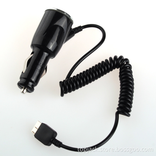 Car Cigarette Lighter Coiled Curly Cable Charger for Samsung Galaxy S4 / I9500 / I9300